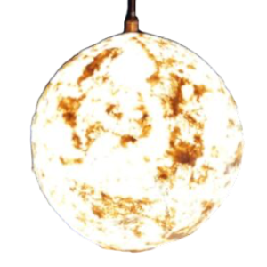 Lámpara colgante: "Luna llena"