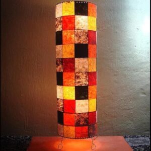 Cilíndrica de pie Patchwork de colores
