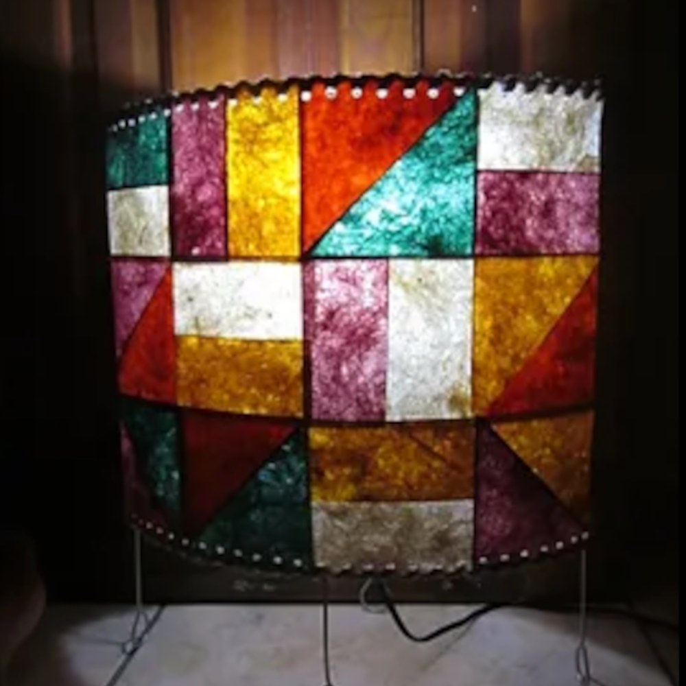 Ovalada de mesa geometrica