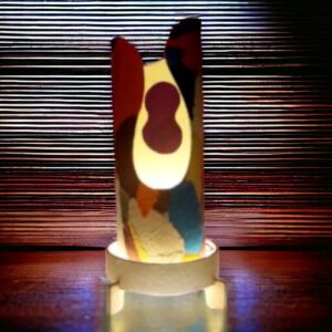 Lámpara de mesa: "Sinfonía de color" (pequeña) - Imagen 4