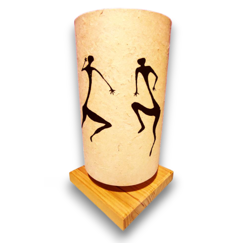 Lámpara de mesa: «Siluetas africanas»